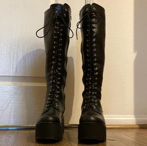 Knee High Black Boots